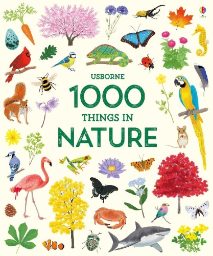 Buchcover und Innenansicht für das Buch: 1000 Things in Nature