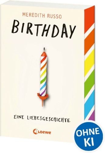 Buchcover und Innenansicht für das Buch: Birthday