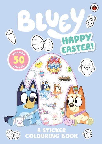 Buchcover und Innenansicht für das Buch: Bluey: Happy Easter!