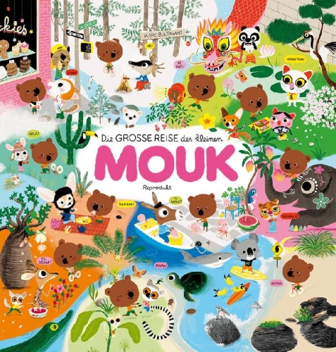Buchcover und Innenansicht für das Buch: Die große Reise des kleinen Mouk