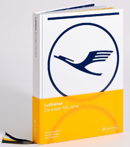 Buchcover und Innenansicht für das Buch: Lufthansa  - Die ersten 100 Jahre