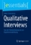 Buchcover und Innenansicht für das Buch: Qualitative Interviews