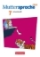 Buchcover und Innenansicht für das Buch: Muttersprache plus 7. Schuljahr. Arbeitsheft mit Lösungen