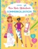 Buchcover und Innenansicht für das Buch: Mein Mode-Stickerbuch: Sommerkollektion