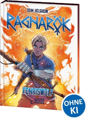 Buchcover und Innenansicht für das Buch: Ragnarok - Fenrisulven (OT)