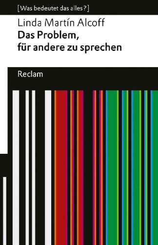 Buchcover und Innenansicht für das Buch: Das Problem, für andere zu sprechen