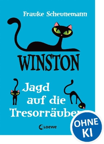 Buchcover und Innenansicht für das Buch: Winston - Jagd auf die Tresorräuber