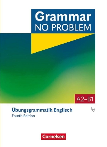 Buchcover und Innenansicht für das Buch: Grammar no problem A2/B1. Übungsgrammatik Englisch - Mit interaktiven Übungen und Lösungen online