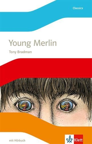 Buchcover und Innenansicht für das Buch: Young Merlin. Mit Audio-CD