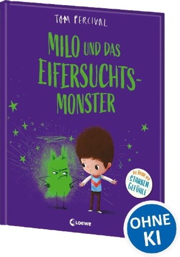 Buchcover und Innenansicht für das Buch: Milo's Monster - Big Bright Feelings