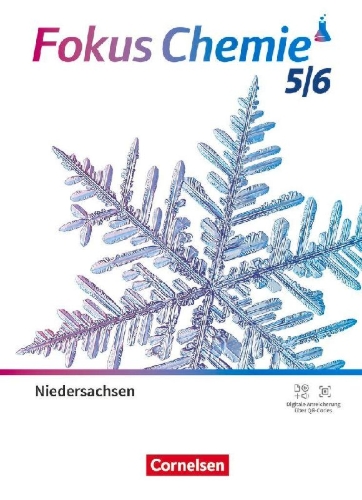 Buchcover und Innenansicht für das Buch: Fokus Chemie 5./6. Schuljahr - Gymnasium Niedersachsen ab 2026 - Neubearbeitung - Einstieg in die Chemie - Schulbuch