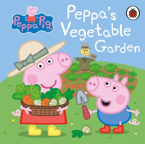 Buchcover und Innenansicht für das Buch: Peppa Pig: Peppa's Vegetable Garden