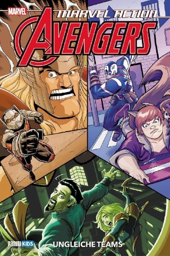 Buchcover und Innenansicht für das Buch: Marvel Action: Avengers (2020) #1-#3