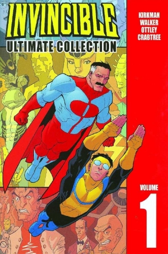Buchcover und Innenansicht für das Buch: Invincible: The Ultimate Collection Volume 1