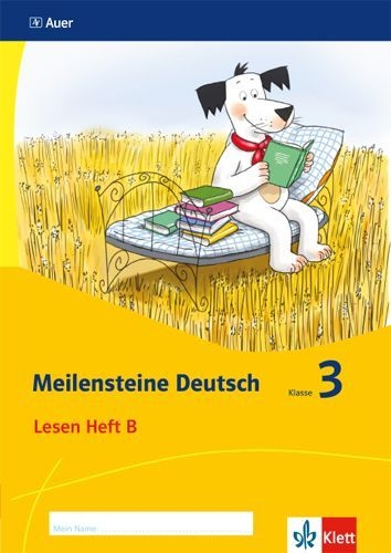 Buchcover und Innenansicht für das Buch: Meilensteine. Deutsch. Lesestrategien Heft 2. Klasse 3. Ausgabe ab 2017