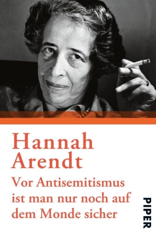 Buchcover und Innenansicht für das Buch: Vor Antisemitismus ist man nur noch auf dem Monde sicher