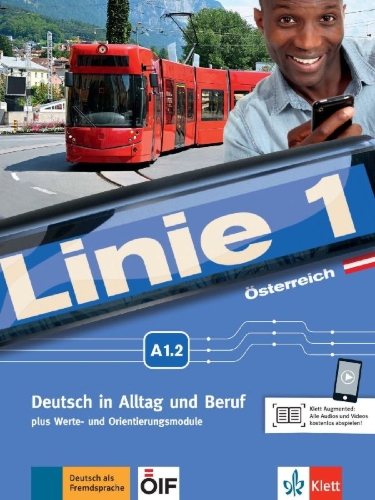 Buchcover und Innenansicht für das Buch: Linie 1 Österreich A1.2
