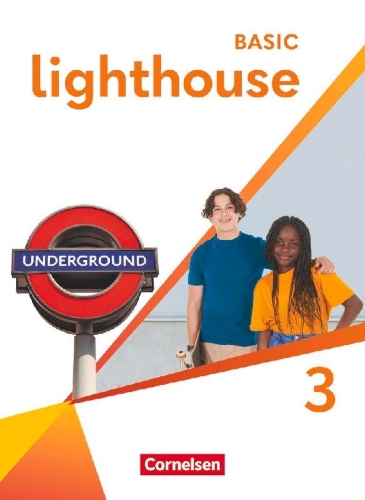 Buchcover und Innenansicht für das Buch: Lighthouse Band 3: 7. Schuljahr - Basic Edition - Schulbuch (Kartoniert)
