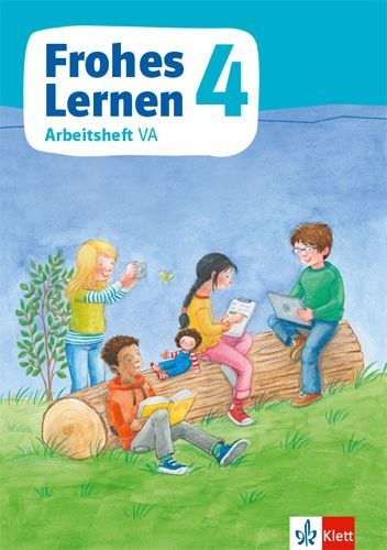 Buchcover und Innenansicht für das Buch: Frohes Lernen Sprachbuch 4. Ausgabe Bayern