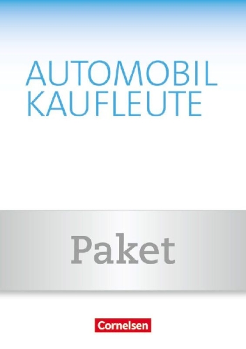 Buchcover und Innenansicht für das Buch: Automobilkaufleute Band 3: Lernfelder 9-12 - Fachkunde und Arbeitsbuch