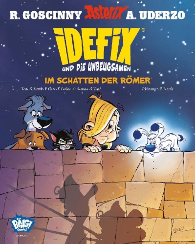 Buchcover und Innenansicht für das Buch: Goudurix fait le mur