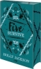 Buchcover und Innenansicht für das Buch: Five Survive
