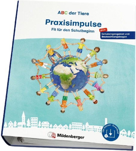 Buchcover und Innenansicht für das Buch: ABC der Tiere - Fit für den Schulbeginn - Praxisimpulse