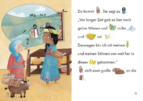 Buchcover und Innenansicht für das Buch: Rut und ihre Geschichte mit Gott