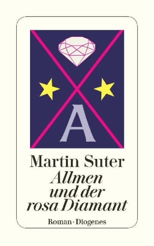 Buchcover und Innenansicht für das Buch: Allmen und der rosa Diamant