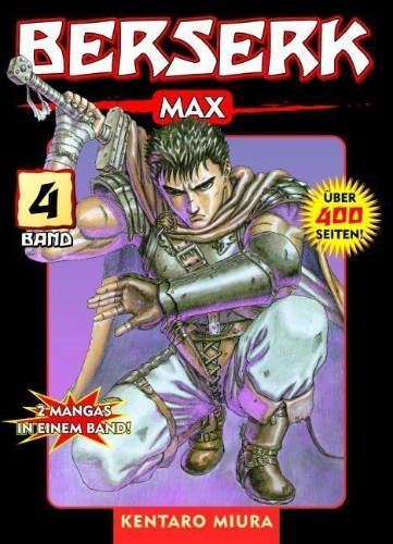 Buchcover und Innenansicht für das Buch: Berserk Max 04
