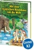 Buchcover und Innenansicht für das Buch: Mit dem magischen Baumhaus um die Welt