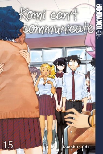 Buchcover und Innenansicht für das Buch: Komi can't communicate 15