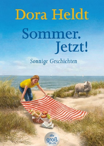 Buchcover und Innenansicht für das Buch: Sommer. Jetzt!. Großdruck