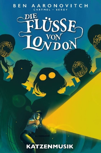 Buchcover und Innenansicht für das Buch: Rivers of London: Stray Cat Blues