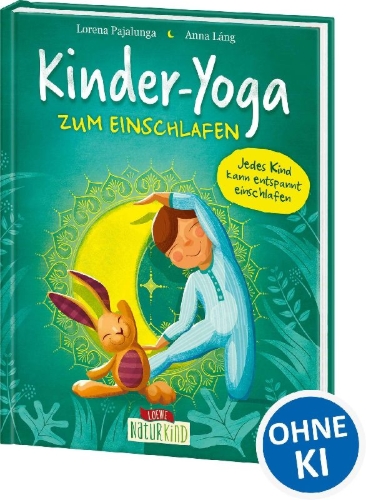 Buchcover und Innenansicht für das Buch: Good Night Yoga: Relaxing Bedtime Poses for Children