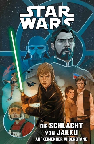 Buchcover und Innenansicht für das Buch: Star Wars: The Battle of Jakku - Insurgerncy Rising #1-#4