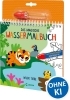 Buchcover und Innenansicht für das Buch: Mes Dessins Magiques - Les Animaux Sauvages