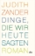Buchcover und Innenansicht für das Buch: Dinge, die wir heute sagten