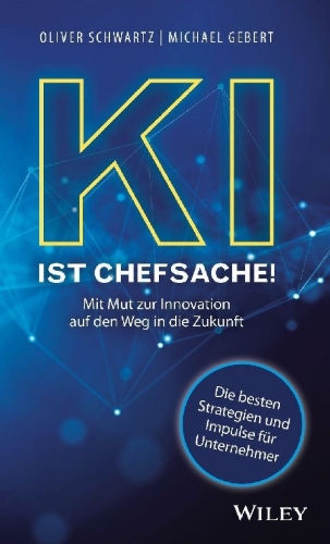 Buchcover und Innenansicht für das Buch: KI ist Chefsache!