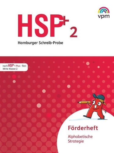 Buchcover und Innenansicht für das Buch: Hamburger Schreib-Probe (HSP) Fördern 2. 5 Förderhefte alphabetisch Klasse 2