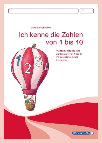 Buchcover und Innenansicht für das Buch: Ich kenne die Zahlen von 1-10