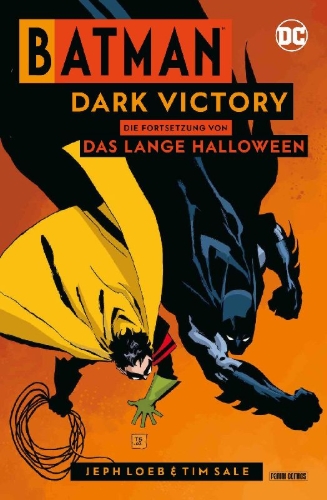 Buchcover und Innenansicht für das Buch: Batman: Dark Victory