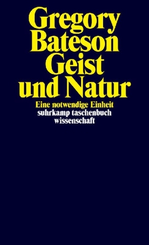 Buchcover und Innenansicht für das Buch: Mind and Nature. A Neccesary Unity