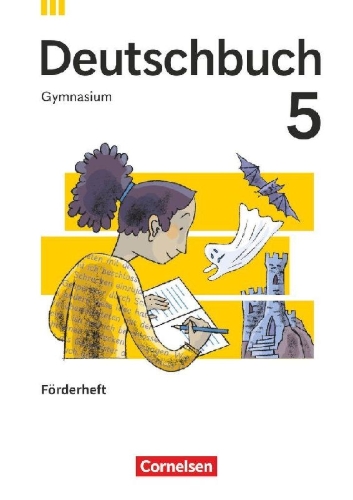 Buchcover und Innenansicht für das Buch: Deutschbuch Gymnasium 5. Schuljahr - Zu allen Ausgaben 2026 - Förderheft mit Lösungsbeileger