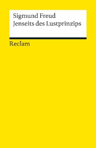 Buchcover und Innenansicht für das Buch: Jenseits des Lustprinzips