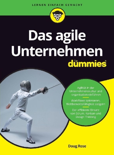 Buchcover und Innenansicht für das Buch: Das agile Unternehmen für Dummies