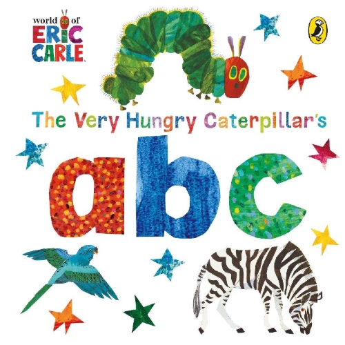 Buchcover und Innenansicht für das Buch: The Very Hungry Caterpillar's ABC