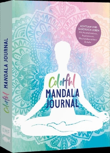 Buchcover und Innenansicht für das Buch: Colorful Mandala - Mein Bullet Journal
