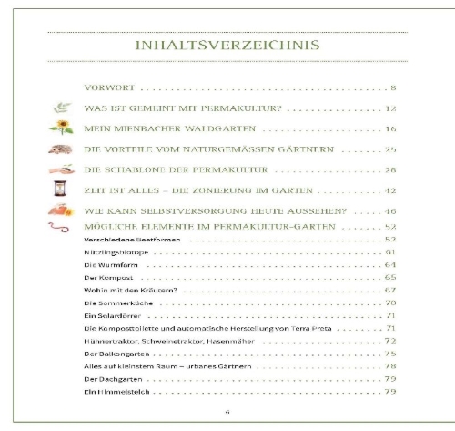 Buchcover und Innenansicht für das Buch: Alles aus dem eigenen Garten