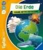 Buchcover und Innenansicht für das Buch: tiptoi® - Die Erde: Ozeane, Wetter und Vulkane